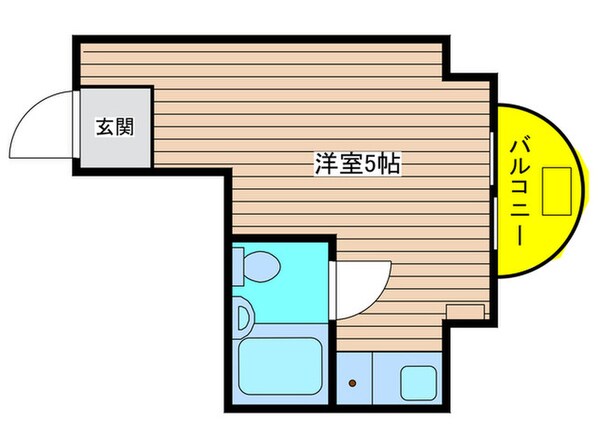 ホワイトシャトー熱田(401)の物件間取画像